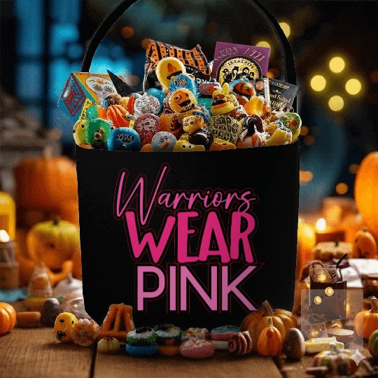 Warriors Wear Pink Fabric Baskets