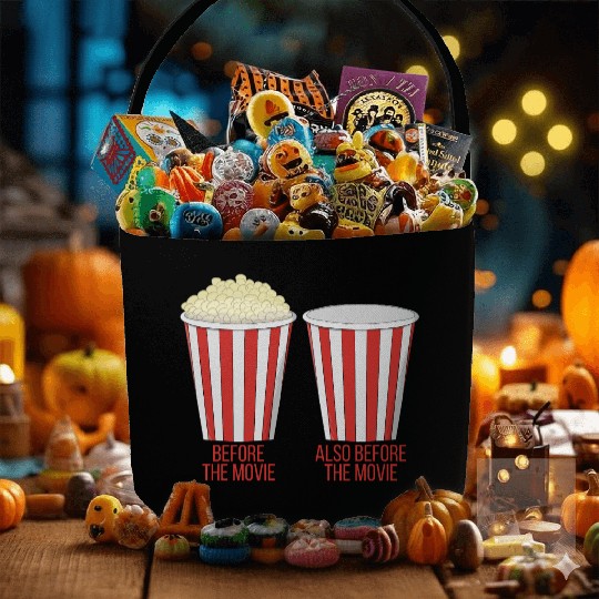 Popcorn at the cinema Fabric Baskets