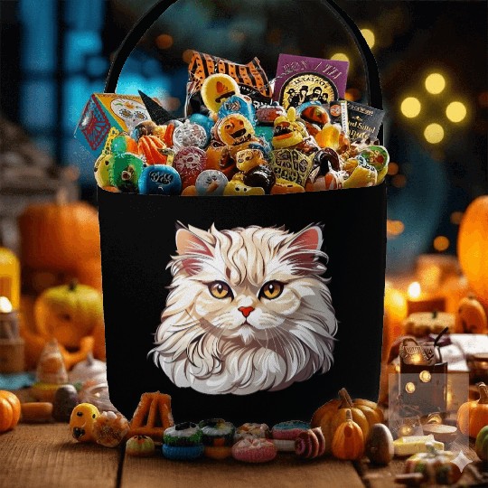 Persian Cat Fabric Baskets