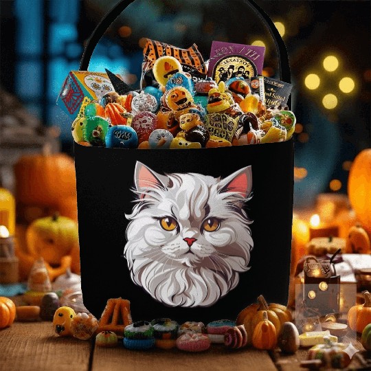 Persian Cat Fabric Baskets