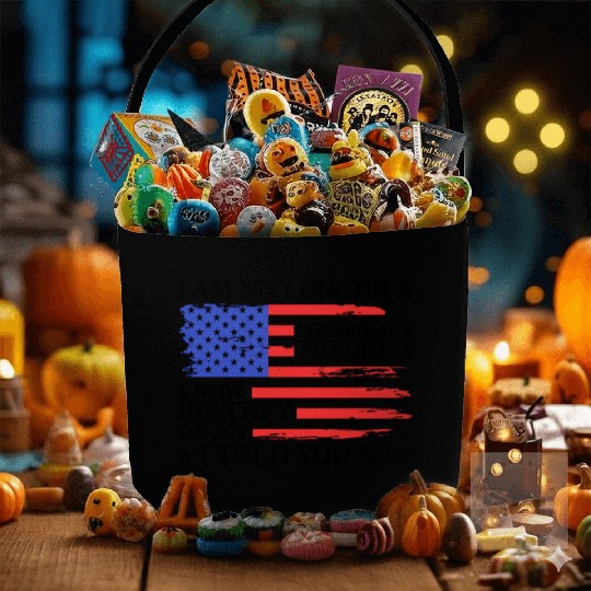 Retired Conspiracy Theory Fabric Baskets, I Am No Longer A