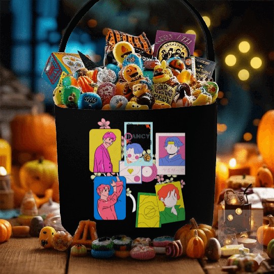 Army KPop Fancy and Love Fans Fabric Baskets