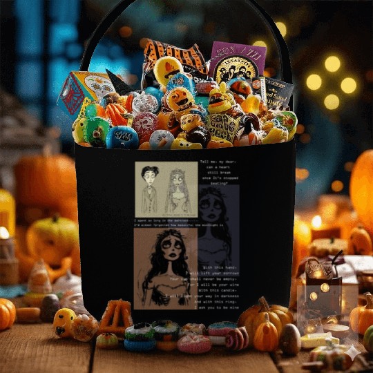 corpse bride Fabric Baskets