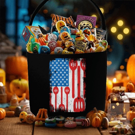 US Patriotic Cook Fabric Baskets