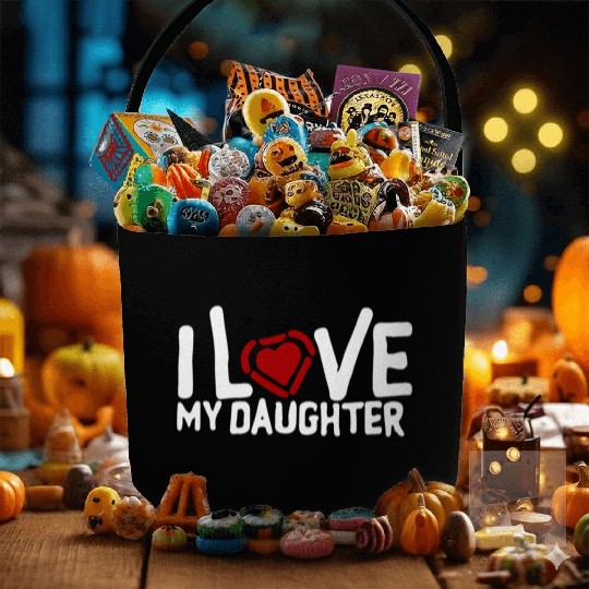 I love my daughter Fabric Baskets