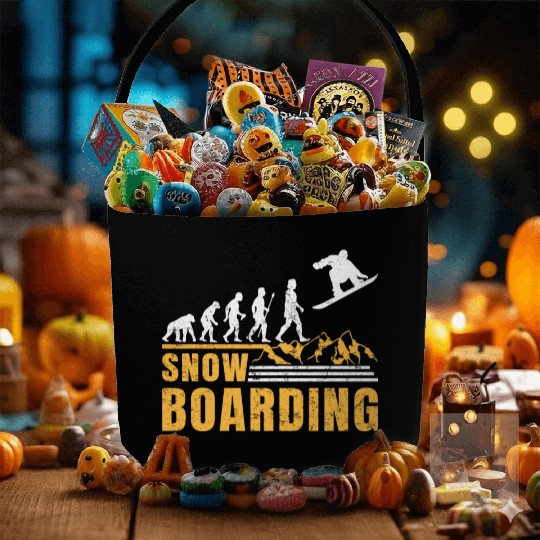 Snowboarding EVOLUTION Snowboard Winter Park Fabric Baskets