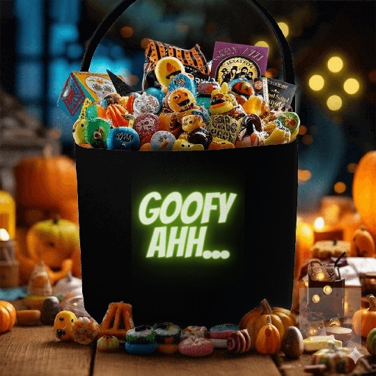 Gooeey Green Goofy Ahh Fabric Baskets