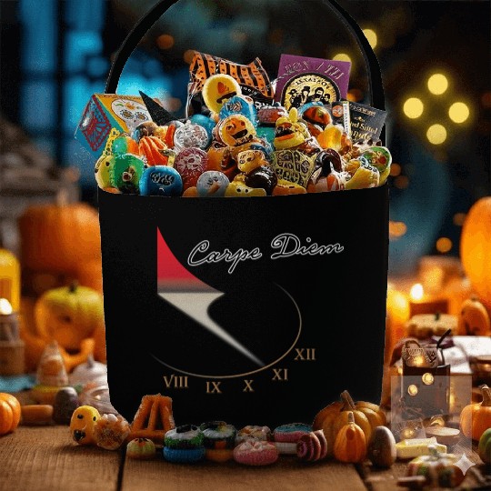 Carpe Diem. Time is Running Out Fabric Baskets