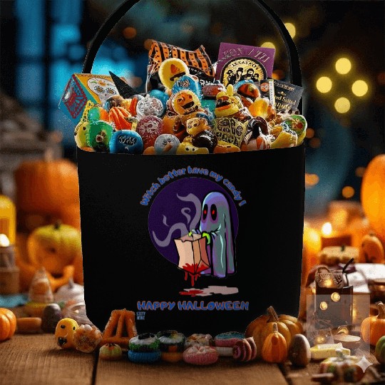 WITCH BETTER HAVE MY CANDY Fabric Baskets