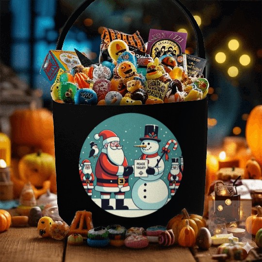 North Pole Alliance - Peace Treaty & Winter Unity Fabric Baskets