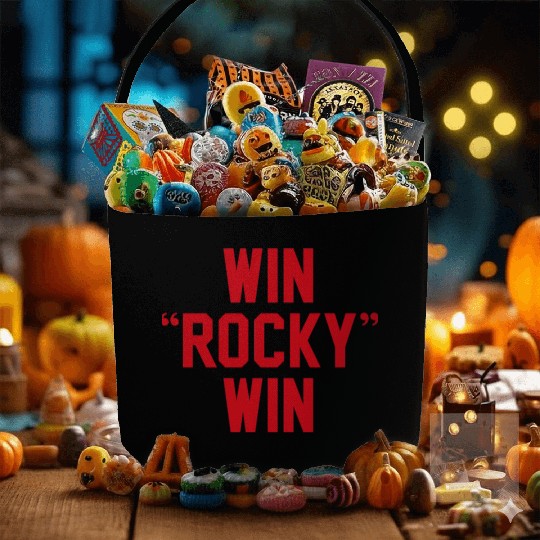 Win Rocky Win Fabric Baskets