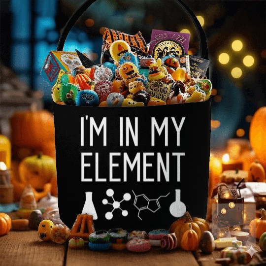 Chemist slogan - funny chemistry teacher gift Fabric Baskets