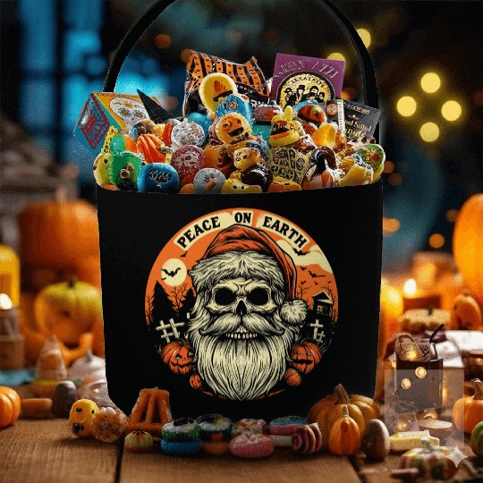 Peace on Earth Fabric Baskets