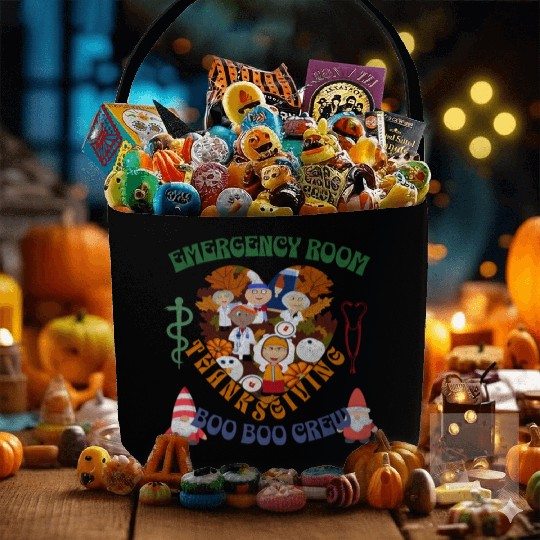 Emergency Room Thanksgiving Boo Boo crew Fabric Baskets