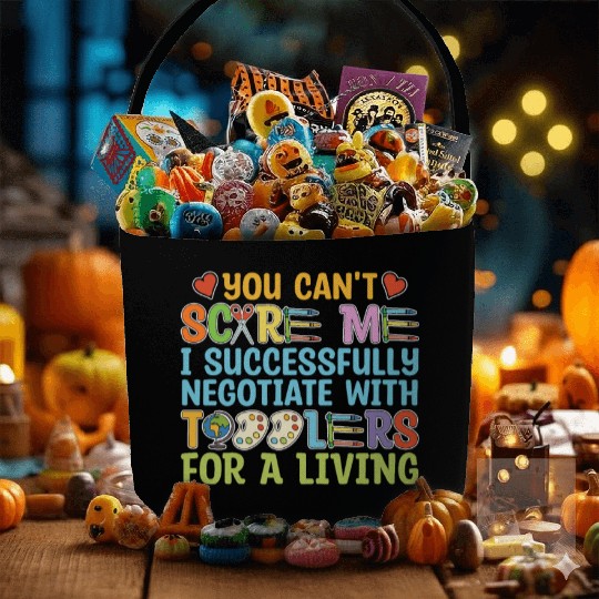 Daycare Teacher Funny Fabric Baskets