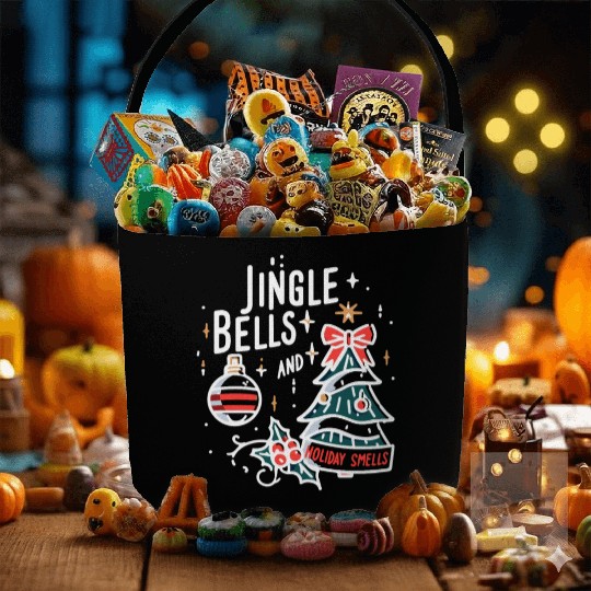Jingle Bells and Holiday Smells Fabric Baskets
