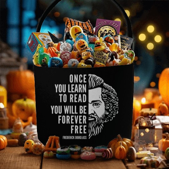 Frederick Douglass Inspirational Quote Once You Fabric Baskets