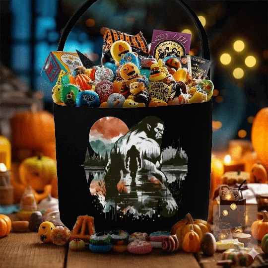 An Ogre's Autumn Journey - Ink and Color Fusion Fabric Baskets