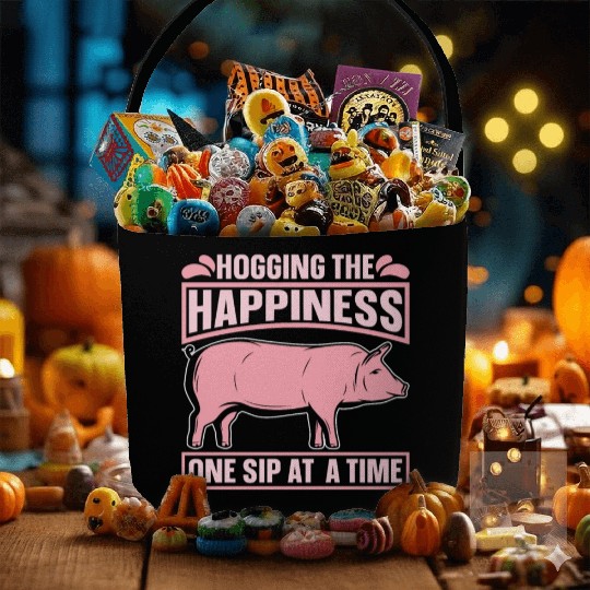 Pig Farming Hogging The Happiness One Pig Breeding Fabric Baskets