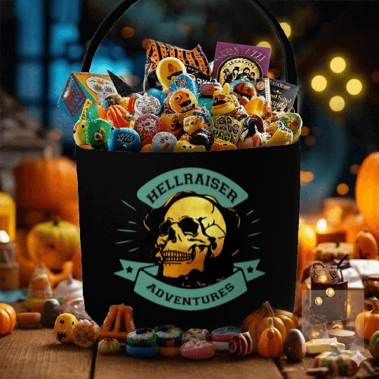 Gilded Skull Hellraiser Adventure Fabric Baskets