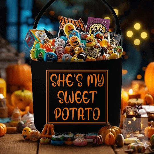 She's My Sweet Potato Thanksgiving I Yam Fabric Baskets