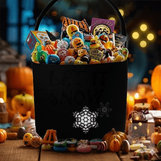 let it snow on Fabric Baskets