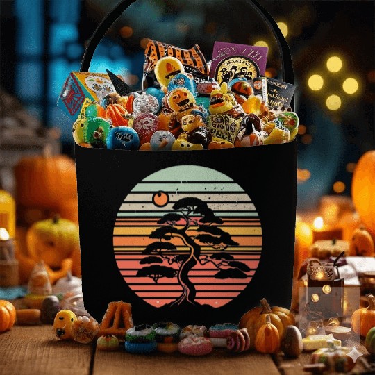 Bonsai Tree Fabric Baskets