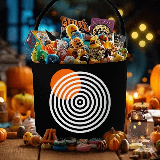 homelon orange dot invert Fabric Baskets