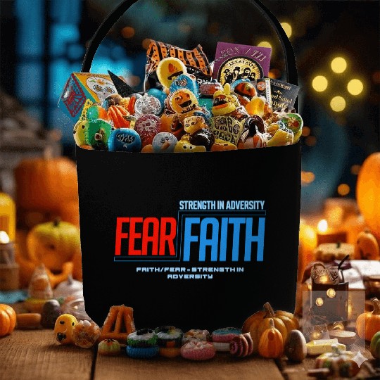 Faith Over Fear Fabric Baskets