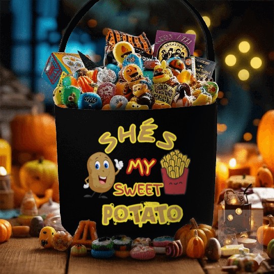 shés my sweet potato Fabric Baskets