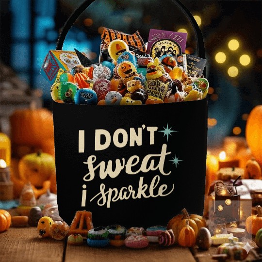 Workout Motivation Gym I Sparkle Fabric Baskets