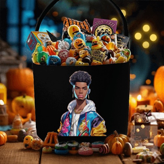 Afro Hip Hop Fabric Baskets