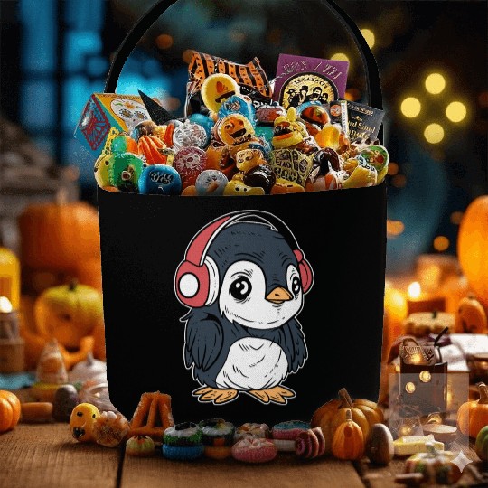 Baby Penguin Wildlife Rehabilitator Gift Fabric Baskets