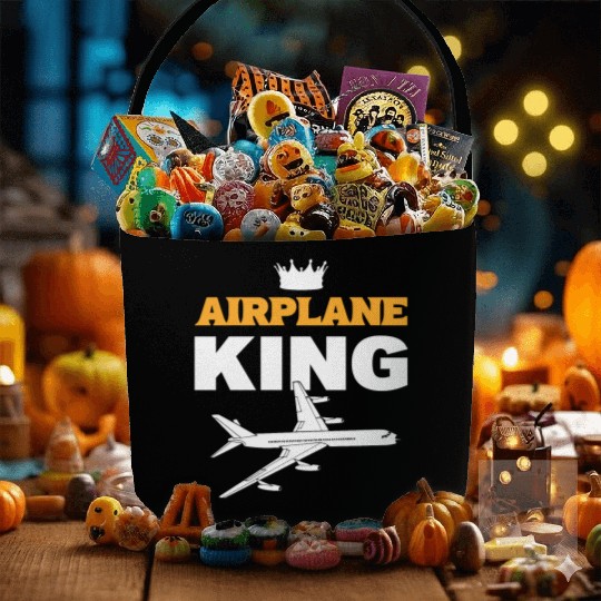 Airplane King Soldiers Or Armed Forces Gift Fabric Baskets
