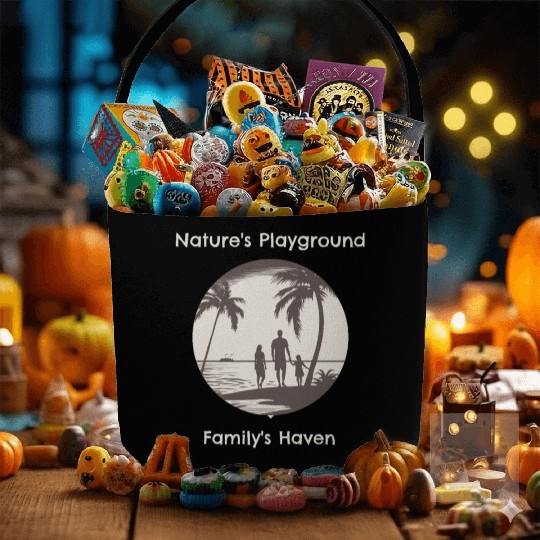 NATURES PLAYGROUND FAMILYS HAVEN Fabric Baskets