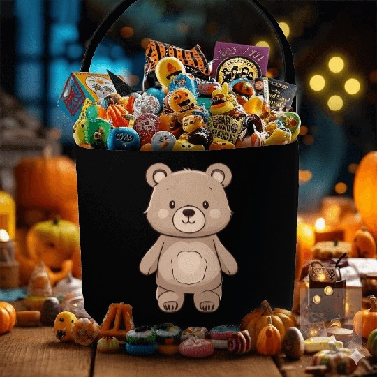 Baby Brown Bear Fabric Baskets