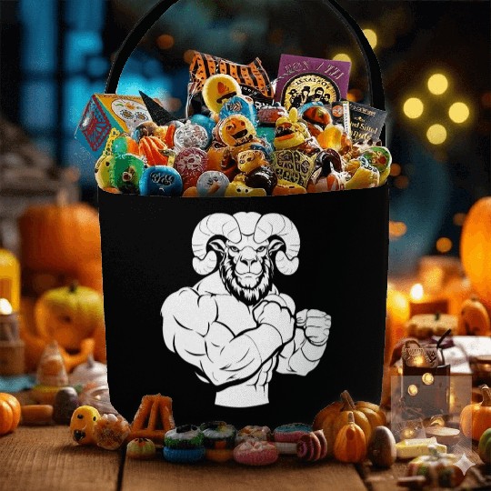 Workout Gym Sheep Fabric Baskets