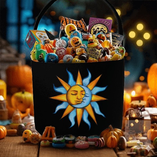 sun moon Fabric Baskets