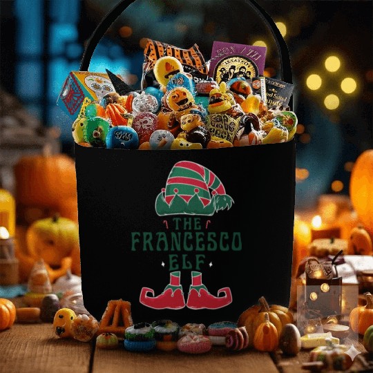 The Francesco Elf Pajama for Funny Christmas Fabric Baskets