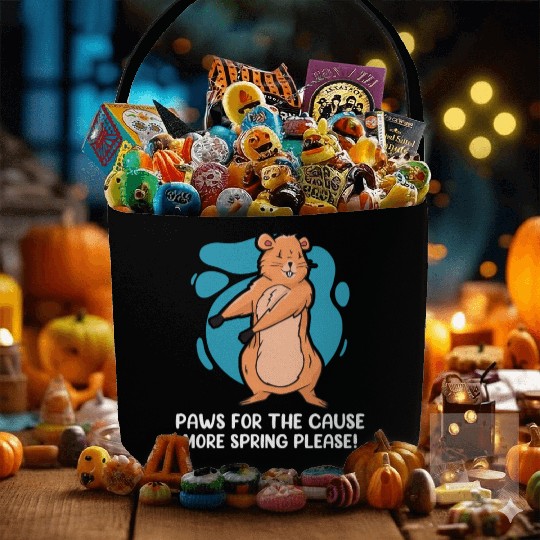 Groundhog Day 2024 Enthusiast February 2nd Fabric Baskets