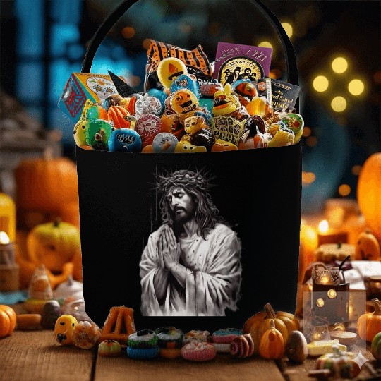 Jesus Is King Fabric Baskets