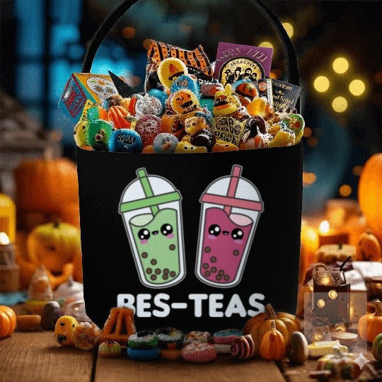 Best-Teas - Bubble Tea Kawaii Boba Tea Love Fabric Baskets