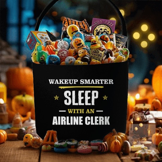 Wakeup Smarter Sleep WIth Airline Clerk Gift Fabric Baskets