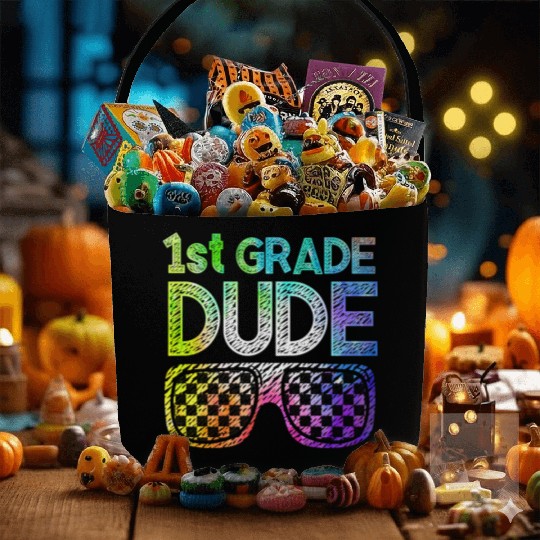 Kindergarten Teacher Funny Student 1st Graduation Fabric Baskets