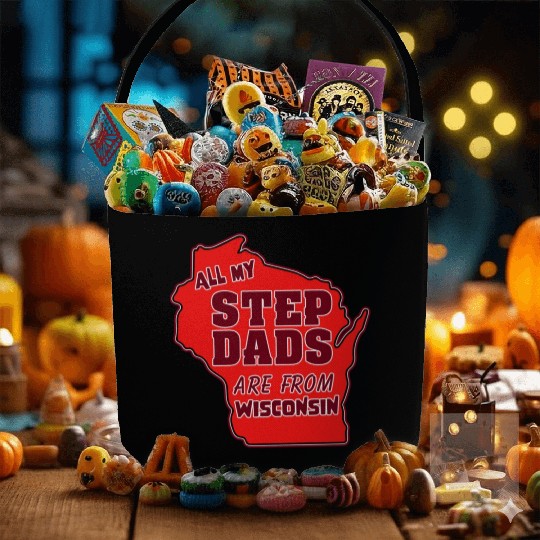 All my Step Dads are from Wisconsin Fabric Baskets