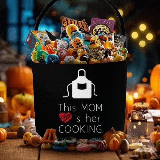 this mom love s her cooking Fabric Baskets