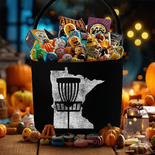 Minnesota Disc Golf State With Baet Distressed Fabric Baskets