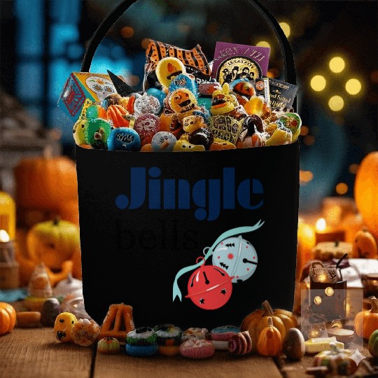 Jingle Bells Fabric Baskets