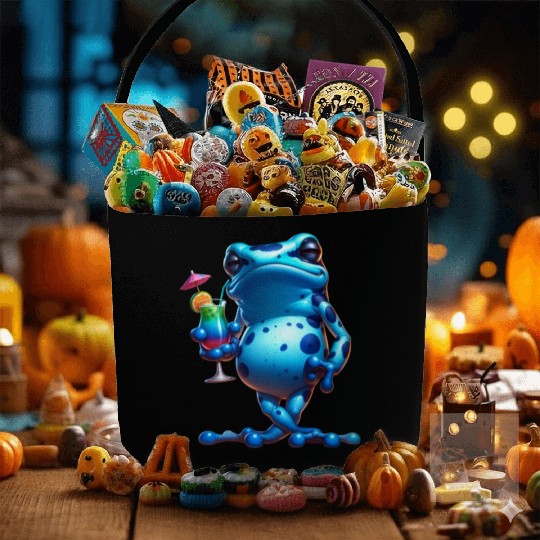 Poison dart frog Fabric Baskets