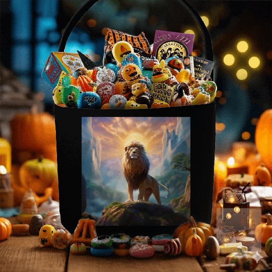 Celestial Lion King Art Print 144 Starseed Fabric Baskets